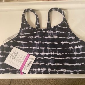 Athleta Girl Reversible Camo Tie Dye Bikini Top XXL/16 - new with tags!